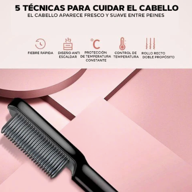 Cepillo Alisador Anti - Frizz